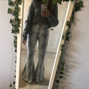 Altar’d State Snakeskin Flare Pants